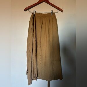 SOLD LCW Brown Wrap Skirt NWT